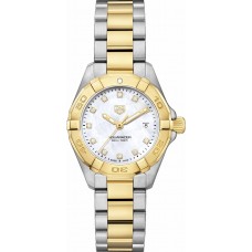 Tag Heuer Aquaracer White Pearl Women's Luxury Watch Save WBD1422-BB0321